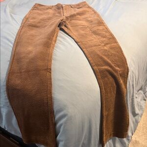 NEW Vintage-Inspired Corduroy Pants in Rust Brown